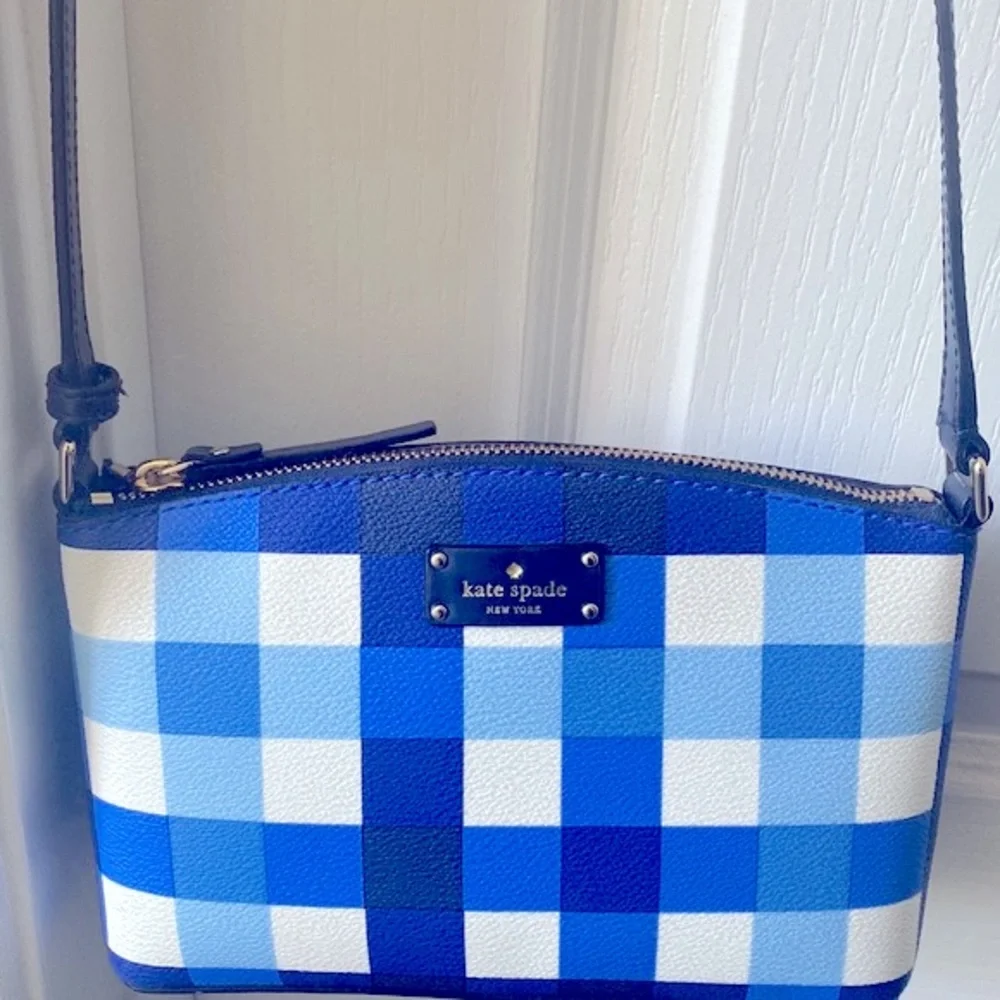 ♠️ kate spade ♠️Millie Crossbody Pacific Gingham print grovestreet